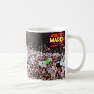 Der März der Frauen auf Washington Kaffeetasse