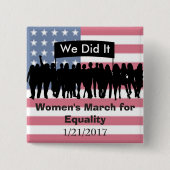 Der März der Frauen für Button (Vorderseite)