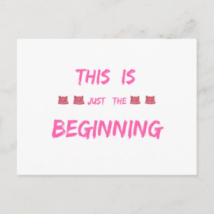 DER MÄRZ DER FRAUEN IST NUR DER ANFANG POSTKARTE