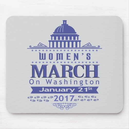 Der März Million Frauen auf Washington Mousepad (Vorne)
