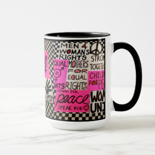 Der März-Plakat-Tasse der Frauen Tasse