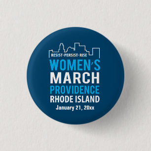 Der März Providence Rhode Island Januar der Fraue Button