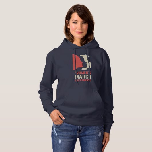 Der März-Sacramento der Frauen UnisexHoodie Hoodie (Vorne ganz)