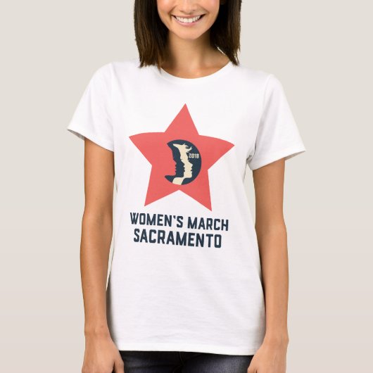 Der März-Sacramento-Mutterschafts-T - Shirt der (Vorderseite)