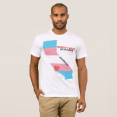 Der März SLO - Transgender-Stolz-Flagge der Frauen T-Shirt (Vorne ganz)
