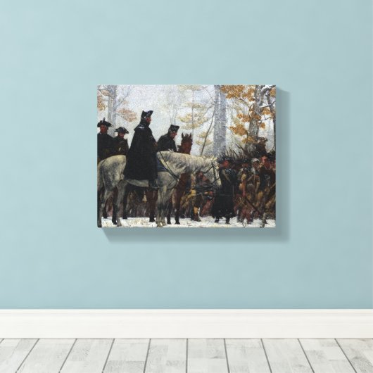 Der März zur Talschmiede von William B. T. Trego Leinwanddruck (Insitu (Holzboden))