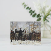 Der März zur Talschmiede von William B. T. Trego Postkarte (Stehend Vorderseite)