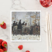 Der März zur Talschmiede von William B. T. Trego Serviette (Beispiel)