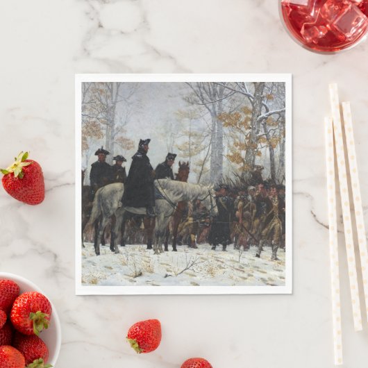 Der März zur Talschmiede von William B. T. Trego Serviette (Beispiel)