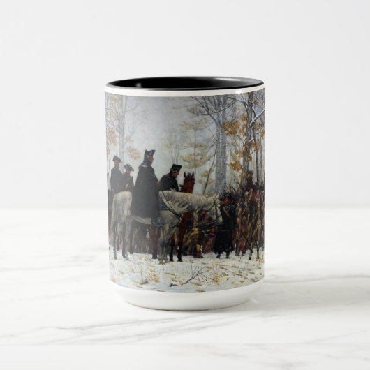 Der März zur Talschmiede von William B. T. Trego Tasse (Zentrum)