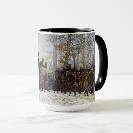 Der März zur Talschmiede von William B. T. Trego Tasse (VorderseiteRechts)