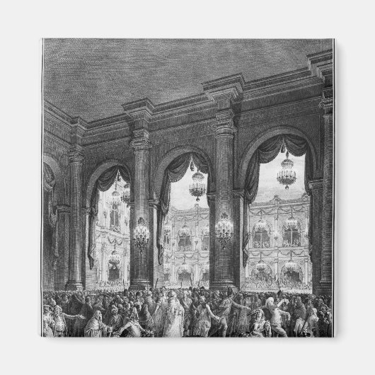 Der Maskenball, 23. Januar 1782 Magnet (Vorne)