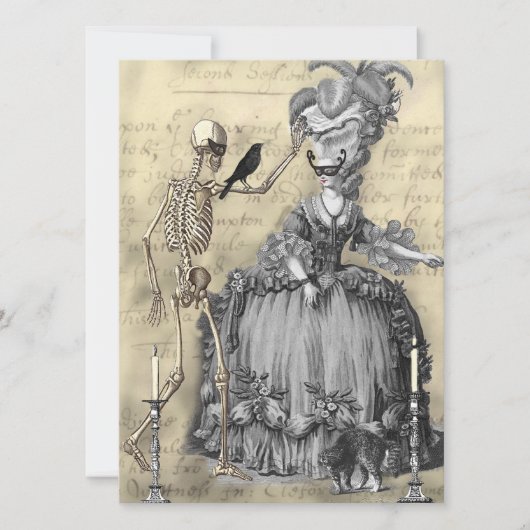 Der Maskenball 2 Einladung (Vorderseite)