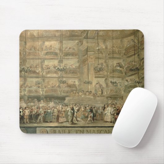 Der Maskenball, c.1767 Mousepad (Mit Mouse)