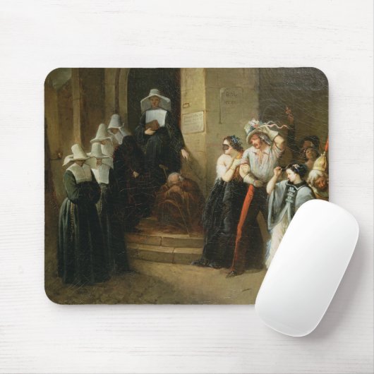 Der Maskenball, c.1870 Mousepad (Mit Mouse)