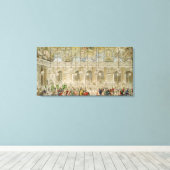 Der Maskenball in der Galerie des Glaces Leinwanddruck (Insitu (Holzboden))