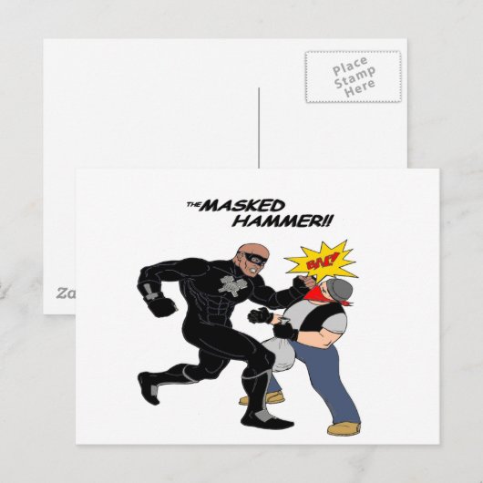 Der Maskenhammer Postkarte (Vorne/Hinten)