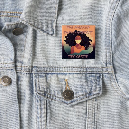 der maskierte muss den Erdungsknopf erben Button (Beispiel)