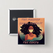 der maskierte muss den Erdungsknopf erben Button (Vorne & Hinten)