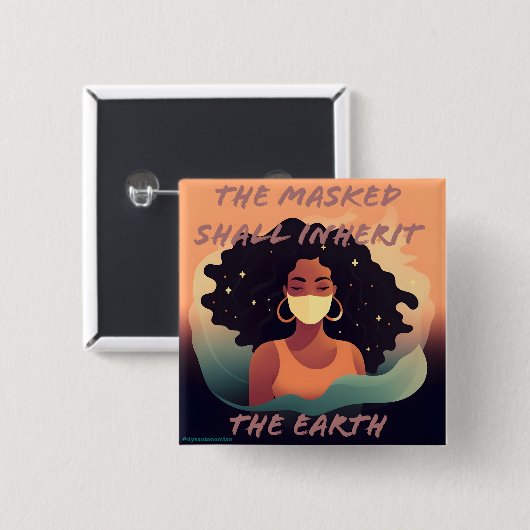 der maskierte muss den Erdungsknopf erben Button (Vorne & Hinten)