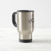 Der Masonic Stainless Steel Travel Cup Reisebecher (Vorderseite Links)