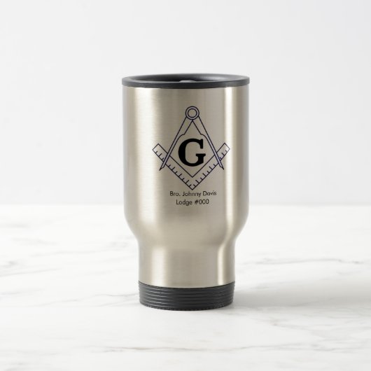 Der Masonic Stainless Steel Travel Cup Reisebecher (Mittel)