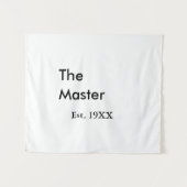 Der Master Boss Name EST-Jahr Datum Mann König Tit Wandteppich (Vorderseite (Horizontal))