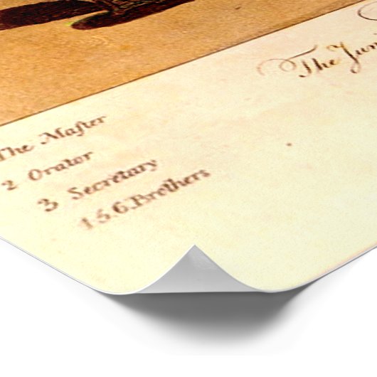 Der Master-Mason-Kandidat Poster (Ecke)