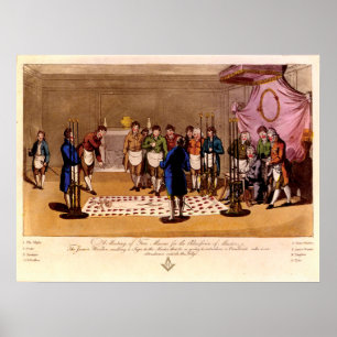Der Master-Mason-Kandidat Poster