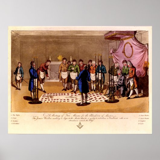 Der Master-Mason-Kandidat Poster (Vorne)