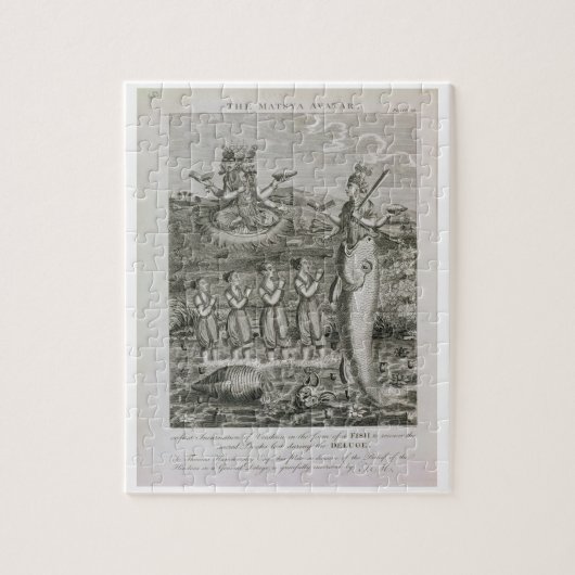 Der Matsya Avatara oder die erste Inkarnation der Puzzle (Vertikal)