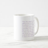 Der Matthew 28:5-7 Becher Kaffeetasse (VorderseiteRechts)
