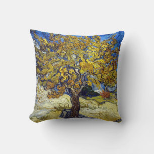 Der Maulbeerbaum. Vincent Van Gogh. Kissen