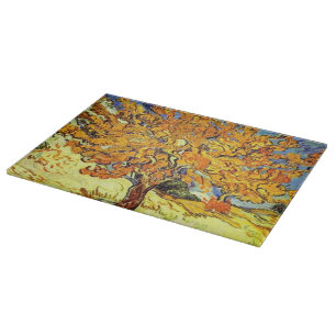 Der Maulbeerbaum, Vincent van Gogh. Schneidebrett