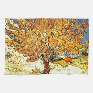 Der Maulbeerbaum, Vincent van Gogh. Vintage Kunst Geschirrtuch