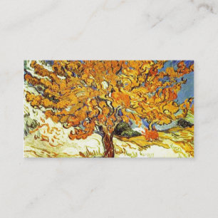 Der Maulbeerbaum, Vincent van Gogh. Vintage Kunst Visitenkarte
