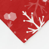 Der Maulkorb eines Eisbären, Weihnachten Fleecedecke (Ecke)