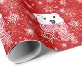 Der Maulkorb eines Eisbären, Weihnachten Geschenkpapier (Rolleneckpunkt)