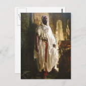 Der maurische Chef Postkarte (Vorne/Hinten)