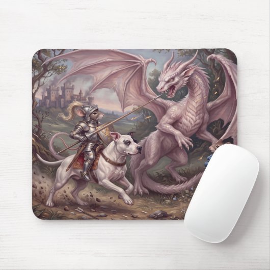 Der Mäuse-Ritter Mousepad (Mit Mouse)