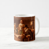 Der Mayflower Vertrag durch Jean Leon Gerome Kaffeetasse (VorderseiteRechts)