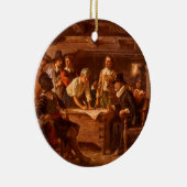 Der Mayflower Vertrag durch Jean Leon Gerome Keramikornament (Rechts)