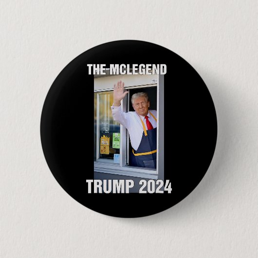 Der Mclegend Trump Button (Vorderseite)