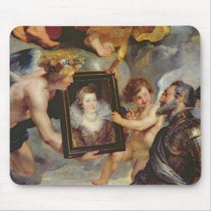 Der Medici Zyklus: Empfangendes Porträt Henri IV Mousepad
