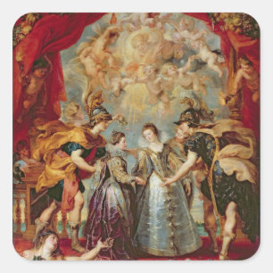 Der Medici-Zyklus Quadratischer Aufkleber