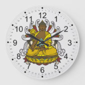 Der Medicine Buddha Große Wanduhr (Vorderseite)