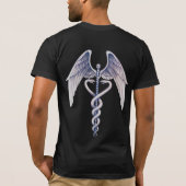 Der medizinischer der T - Shirt Caduceus Winged (Rückseite)
