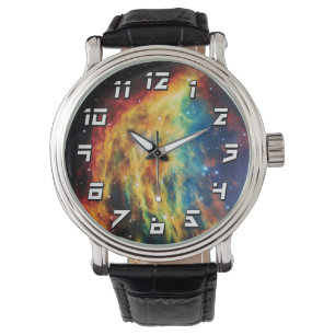 Der Medusa-Nebel Hubble für das Foto des Weltraums Armbanduhr