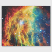 Der Medusa-Nebel Hubble für das Foto des Weltraums Geschenkpapier (Flach)