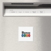 Der Meeples Brettspieler  Magnet (In Situ (Geschirrspüler))